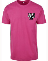 stinkiges Stinktier Brustlogo T-Shirt