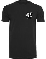 stinkiges Stinktier Brustlogo T-Shirt